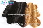 Brazilian Soft 25 inch Two Color Ombre Remy Hair Extensions Body Wave