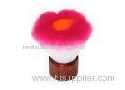 Foundation Kabuki Makeup Brush Pink Flower Synthetic Hair Makeup Brushes