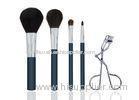 Blue Facial Concealer Travel Makeup Brushes Beauty Cosmetics Brush Set