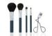 Blue Facial Concealer Travel Makeup Brushes Beauty Cosmetics Brush Set