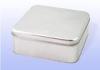 Christmas Holiday Plain Square Tin Box For Candy Chocolate / Cookie