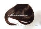 Tangle Free Straight Layered Brown 100% Remy Hair Fringe Wig