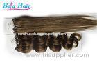 Beauty White Girl 15" 16" Real Micro Loop Ring Hair Extensions 8# 10# 16#