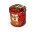 Empty Decorative Custom Gift Round Tin Box With Printing And Embossing