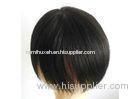 100% Chinese Human hair Lace Top Closure Toupee 8 Inch Short Black Straight