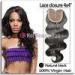 12" Brazilian Lace Silk Base Top Closure Human Hair Brown No Shedding