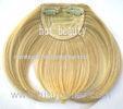 Custom Tangle Free Blond 100% Remy Virgin Hair Fringe Wig