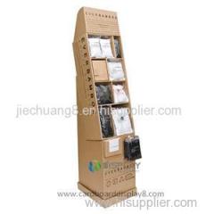2015 New Style Paper Display Shelves Cardboard Display Stand For Clothes Retail Supplies