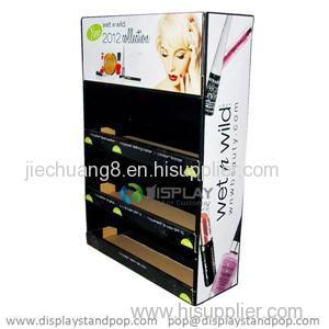 Custom Store Retail Stationery Cardboard Stand For Cosmetics