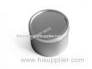 Plain Metal Round Seamless Candle Tin Cans With Pvc Window