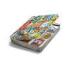 Window Hinged Gift Card Tin storage containers 221x162x25 mm