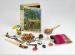 Book Shaped Various Gift Tin Box Storage Doulbe Sides For Toys
