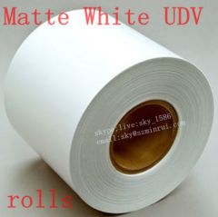 Unable Copy White Detructible Paper Material Matte White Self UDV(Ultra Destructibve Vinyl)