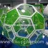 Sea Game Soccer Inflatable Walk On Water Ball 1.0mm PVC White / Green