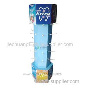 Corrugated Hanging Display Rack Food Cardboard Card Displays