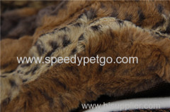 Thick Oxford Fabric Wild Animal Pattern Plush Pet Beds