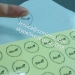 Custom Transparent Self Adhesive Labels With Company Logo Black Printing Round Transparent Clear Adhesive Labels