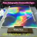 3D Hologram Patterns Destructible Paper Custom Tamper Evident Labels