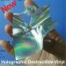 3D Hologram Patterns Destructible Paper Custom Tamper Evident Labels