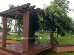 ISO9001 ISO14001 China wpc factory rodent-free waterproof pergolas
