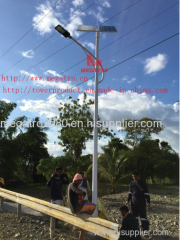 solar panel lighting pole
