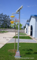 solar panel lighting pole