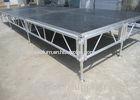 Removable Adjustable Aluminum Stage Platform For Outdoor Concert / Wedding Ceremony