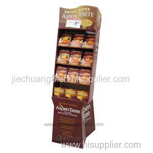 Free Standing Cardboard Point Of Purchase Displays for Candies and Chocolate Retail