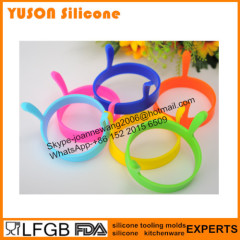 round shaped food grade silicone egg mold pancake ring fried egg mould