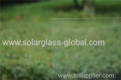 4mm Ultra clear tempered Solar Glass