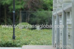 4mm Ultra clear tempered Solar Glass