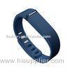 Silicon Waterproof Bluetooth Fitness Tracker / Smart Health Bracelet Multi Color for Customized
