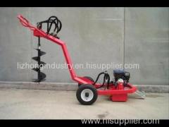 Towable 9hp earth auger