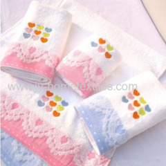 Hot selling jacquard cotton bath towel