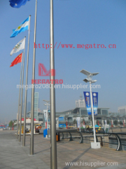 Flag pole steel product