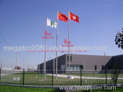 Flag pole steel product