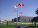 Flag pole steel product