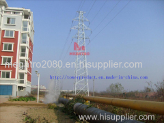 Power transmission line steel tower