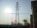 Power transmission line steel tower