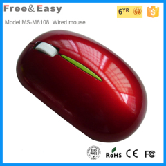 3D Normal size usb optical wired mouse