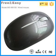 3D hot wired usb optical mouse in good price