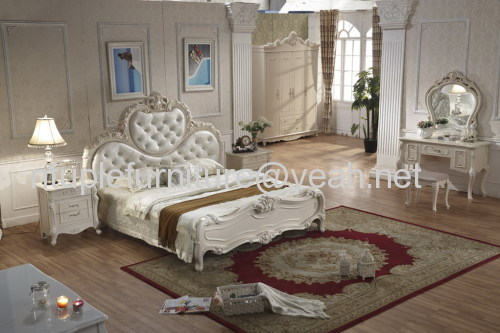 French style bed room furniture set #6016