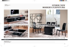modern dining set/modern TV stand/modern coffee table #CJ-9366