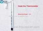 Transparent Fish Tank Floating Stem Thermometer / SMD And Wall-mounted Glass Thermometers
