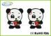 Rub-on Scratching Off Fruit Scented Scratch and Sniff Sticker Lovely Panda Shape 40 * 35mm