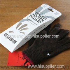 Recycled Paper Gloves Bags with Windows