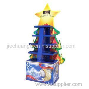 Christmas Gifts Promotional Corrugated Cardboard Floor Display Units