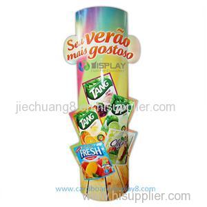 Custom Designed Automatic POP up Cardboard Totem Lama with Vivid Graphics printing