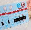 Special baby shower bath liquid crystal color "heat card" thermometer