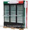 3 Doors Upright Commercial Display Freezer -25C Fan Cooling With Automatic Defrost